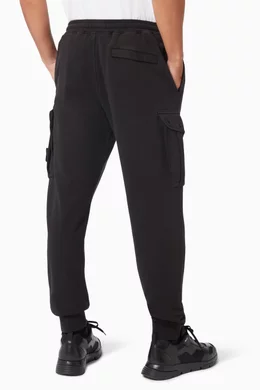 Cargo sweatpants black outlet