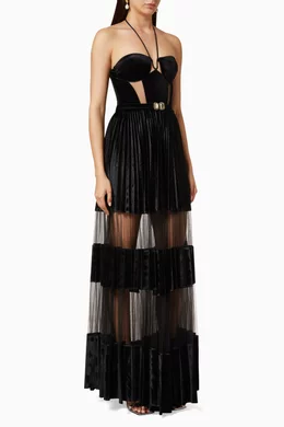 Bcbg velvet shop applique dress