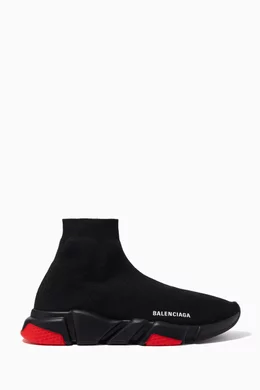 Balenciaga speed top black red