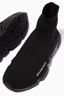 Buy Balenciaga Black Speed Sneakers in Recycled Knit for Men in UAE Ounass