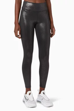 Buy Nike Black Nike One Sparkle Leggings for Women in UAE Ounass