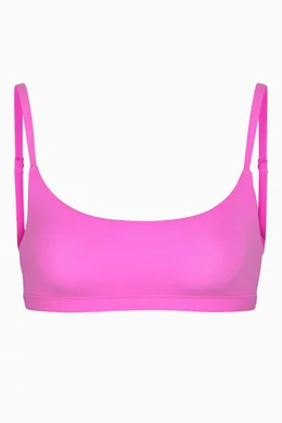 Buy SKIMS Pink Fits Everybody Scoop Neck Bra for Women in UAE