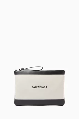 Balenciaga canvas 2025 pouch