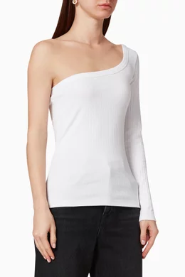 Ninety percent online one shoulder top