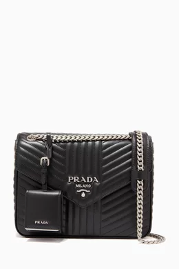 Diagramme leather shoulder bag sales