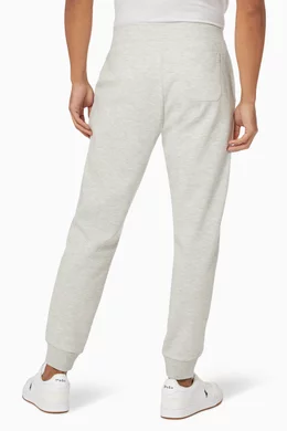 White sales knitted joggers