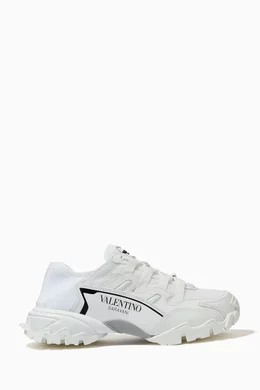 Valentino garavani climbers sneaker in fabric and calfskin leather Clearance