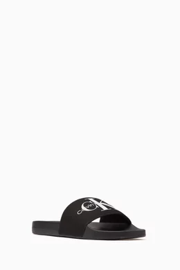 Calvin klein slides black hotsell