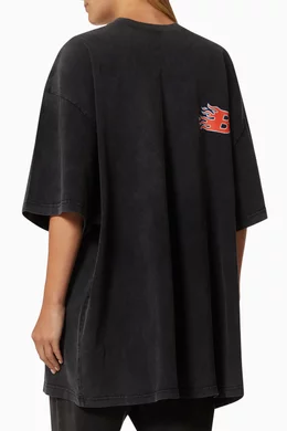 Tee shirt 2025 balenciaga femme noir