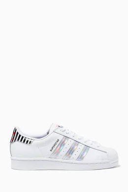 Buy adidas White Superstar Bold Shoes in Leather for Women in UAE