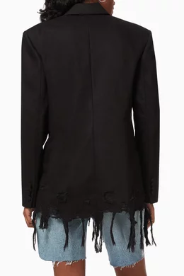 Frayed blazer best sale