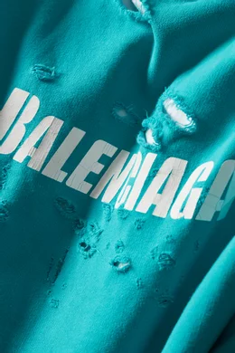 Balenciaga turquoise hoodie discount