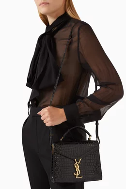 Ysl cassandra 2025 black