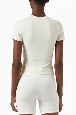 Buy SKIMS White T shirt in Cotton Jersey for Women in UAE Ounass