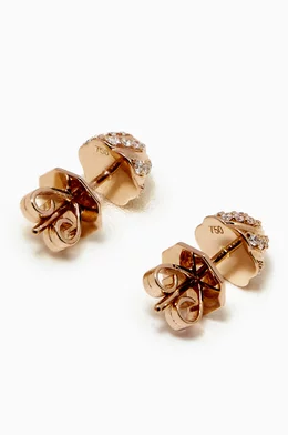 Rose cheap earrings studs