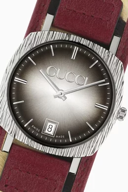Buy Gucci Red Orologio Quartz Cuff Watch 35mm for UNISEX in UAE