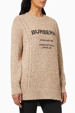 Burberry outlet oversized sweater