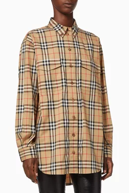 Oversized burberry on sale shirt