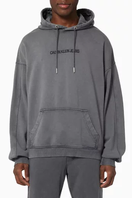 Calvin klein oversized hot sale hoodie