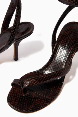 Bottega online spiral sandals