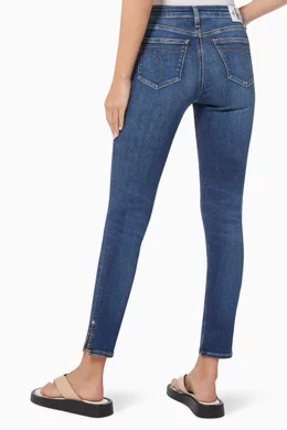 Calvin klein mid rise skinny ankle jeans online