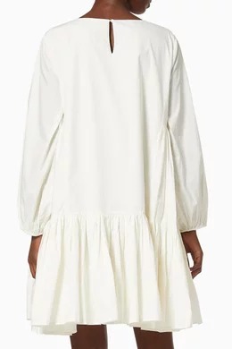 Buy Merlette Neutral Byward Dress in Cotton Poplin for Women in UAE | Ounass