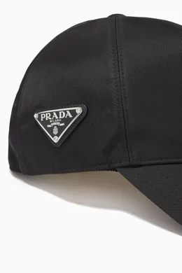Prada best sale logo cap