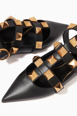 Valentino flats outlet with studs