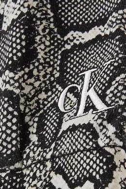Calvin klein snake print skirt new arrivals