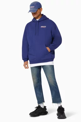Balenciaga outlet hoodie navy