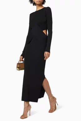 Celena draped midi store dress sir the label
