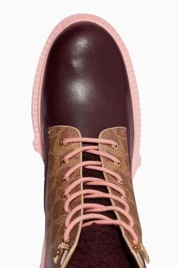 Coach lorimer bootie sales in signature canvas