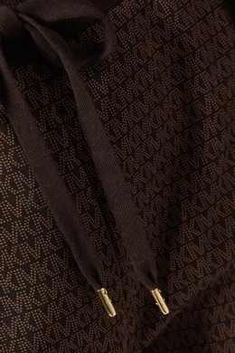 Michael kors logo hotsell print cotton terry joggers