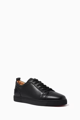 Buy Christian Louboutin Black Louis Junior Sneakers in Calf