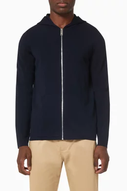 Cardigan with top hoodie