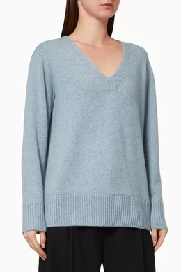 Vince v discount neck cashmere tunic