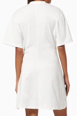 Buy PANGAIA Neutral Lightweight Organic Cotton T shirt Dress for