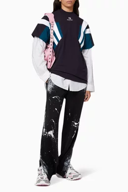 Balenciaga sweatsuit womens blue discount