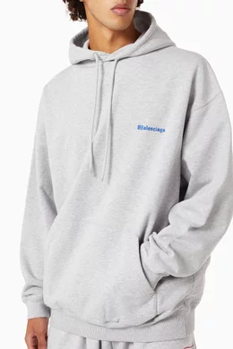 Balenciaga mini logo hoodie store