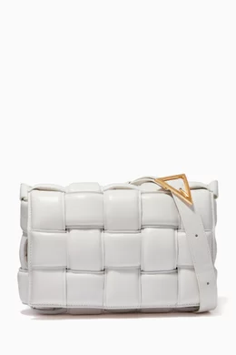 Bottega veneta white cassette bag best sale