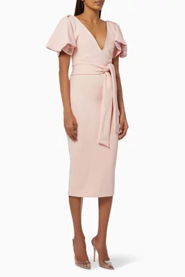 Buy Mossman Pink The One and Only Midi Dress for Women in UAE Ounass