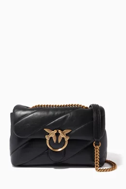 Love bag puff quilting in nappa leather clearance