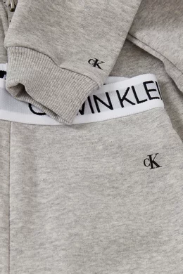 Calvin klein hoodie hotsell and shorts set
