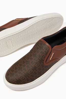 Bally slip on shoes top