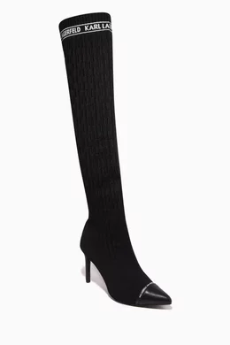 Karl lagerfeld clearance knee high boots