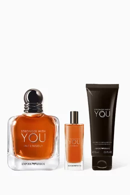 Armani stronger with top you geschenkset