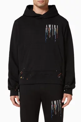Paint drip deals hoodie