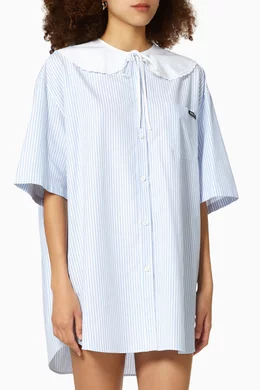 Oversized striped dress hot sale