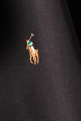 Custom slim fit interlock outlet polo