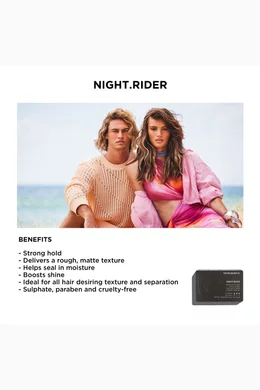 Buy Kevin Murphy Colourless NIGHT.RIDER Strong Hold Moulding Paste for All Hair Types 100g for UNISEX in UAE Ounass